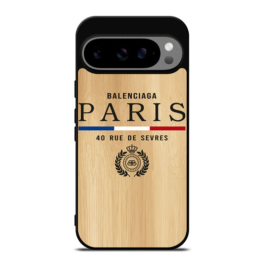 BALENCIAGA PARIS WOODEN LOGO Google Pixel 9 Pro XL Case Cover