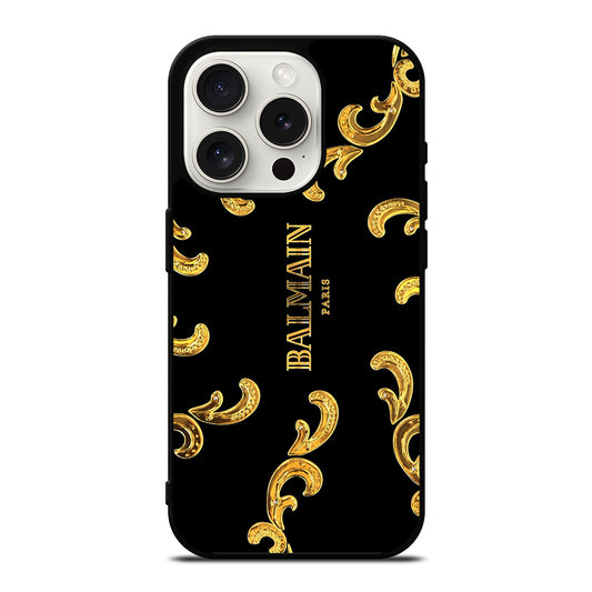 BALMAIN PARIS LOGO 1 iPhone 15 Pro Case Cover
