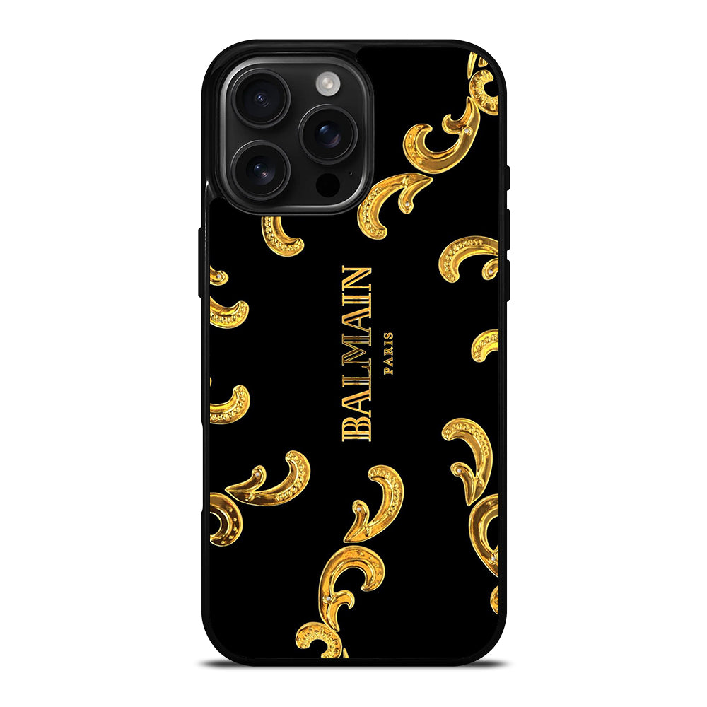 BALMAIN PARIS LOGO 1 iPhone 16 Pro Max Case Cover