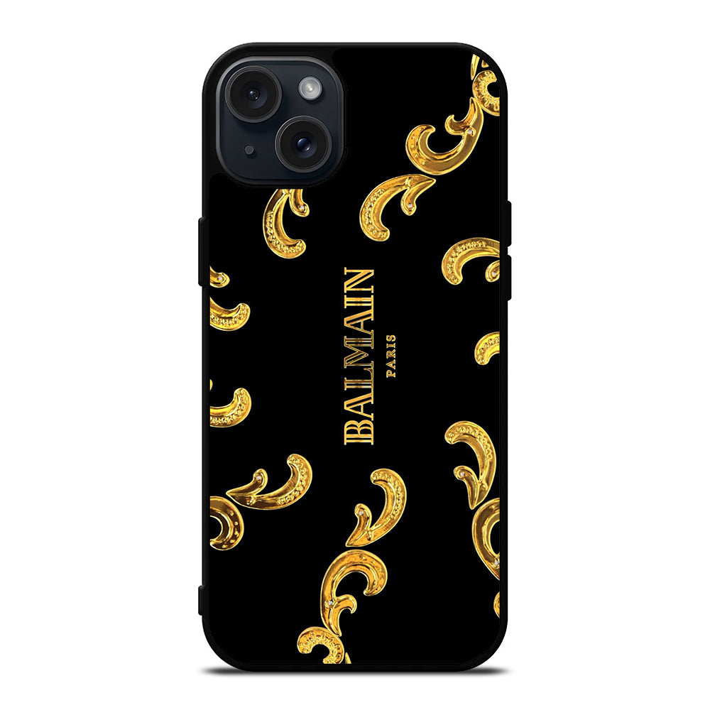 BALMAIN PARIS LOGO 1 iPhone 15 Plus Case Cover