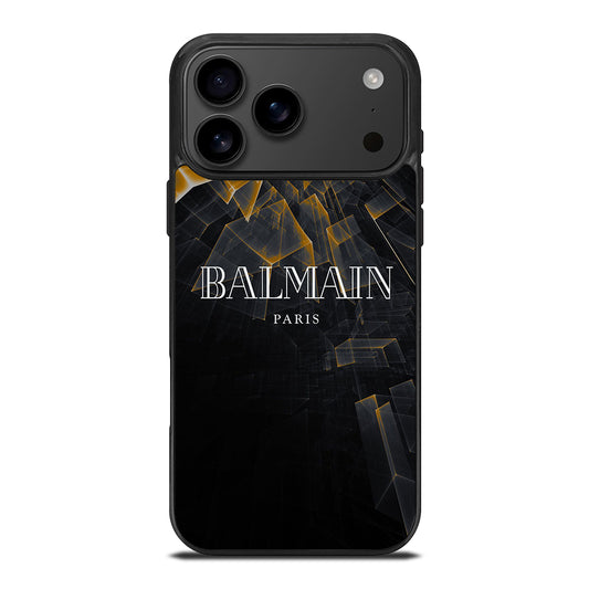 BALMAIN PARIS LOGO 2 iPhone 17 Pro Max Case Cover