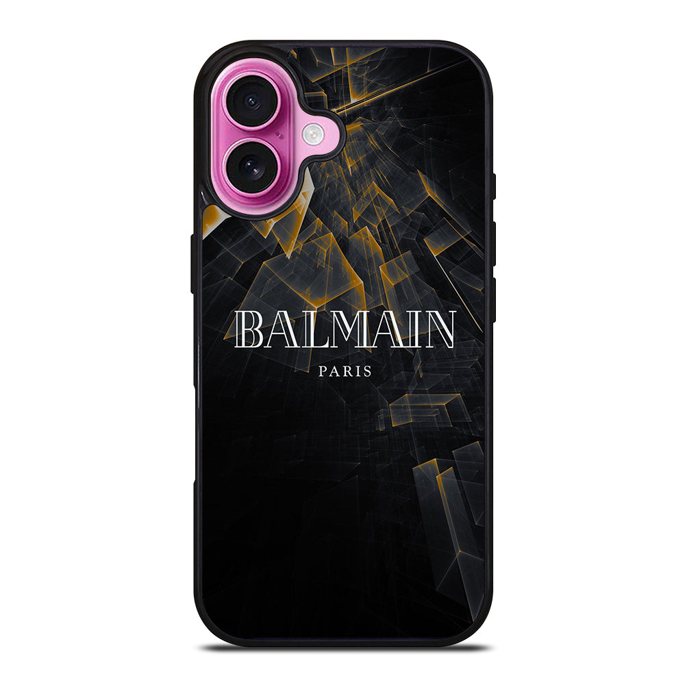 BALMAIN PARIS LOGO 2 iPhone 16 Plus Case Cover