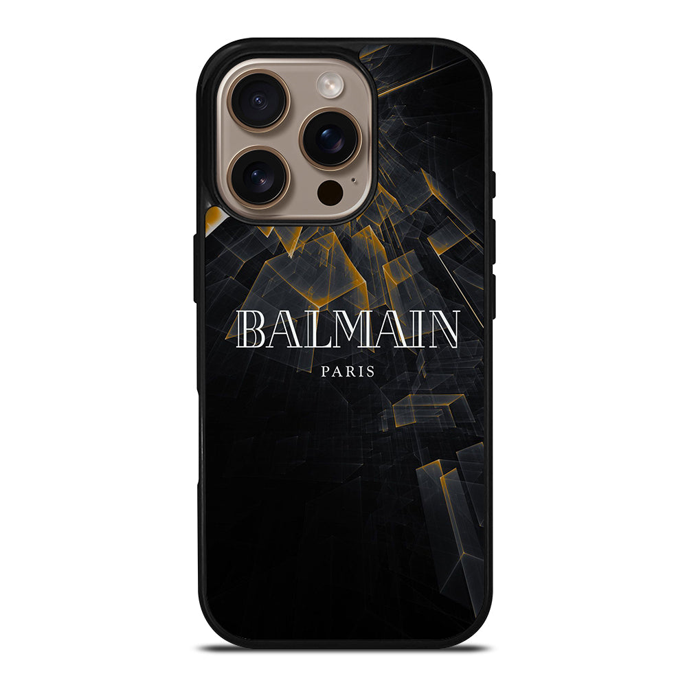 BALMAIN PARIS LOGO 2 iPhone 16 Pro Case Cover