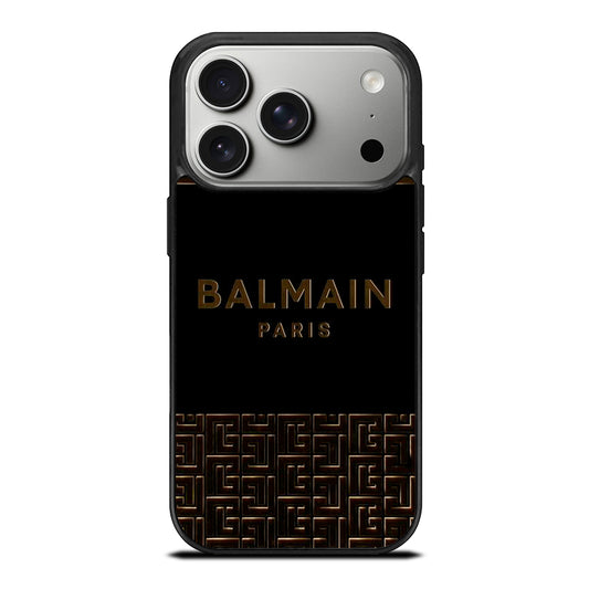 BALMAIN PARIS LOGO 3 iPhone 17 Pro Case Cover