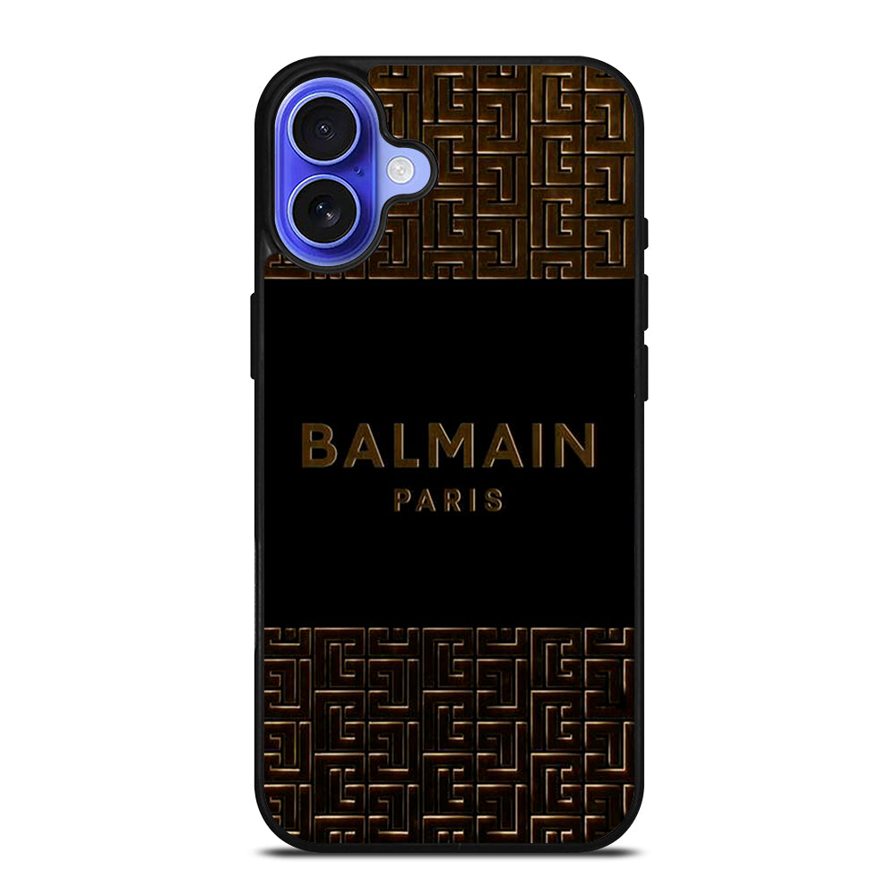 BALMAIN PARIS LOGO 3 iPhone 16 Case Cover
