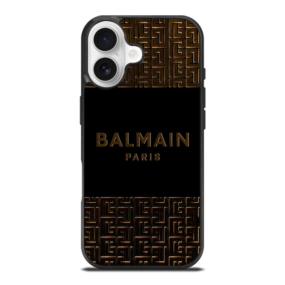 BALMAIN PARIS LOGO 3 iPhone 17 Case Cover