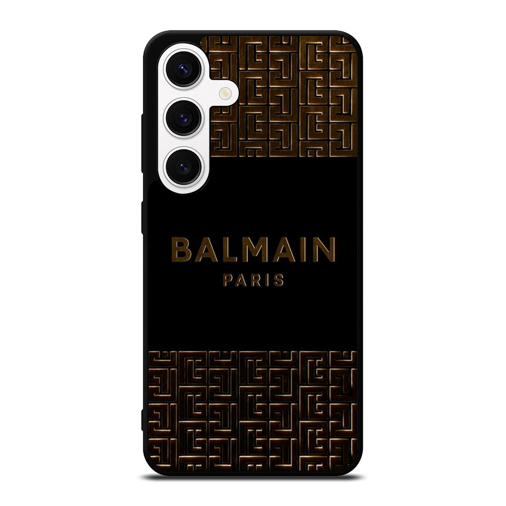 BALMAIN PARIS LOGO 3 Samsung Galaxy S24 Case Cover