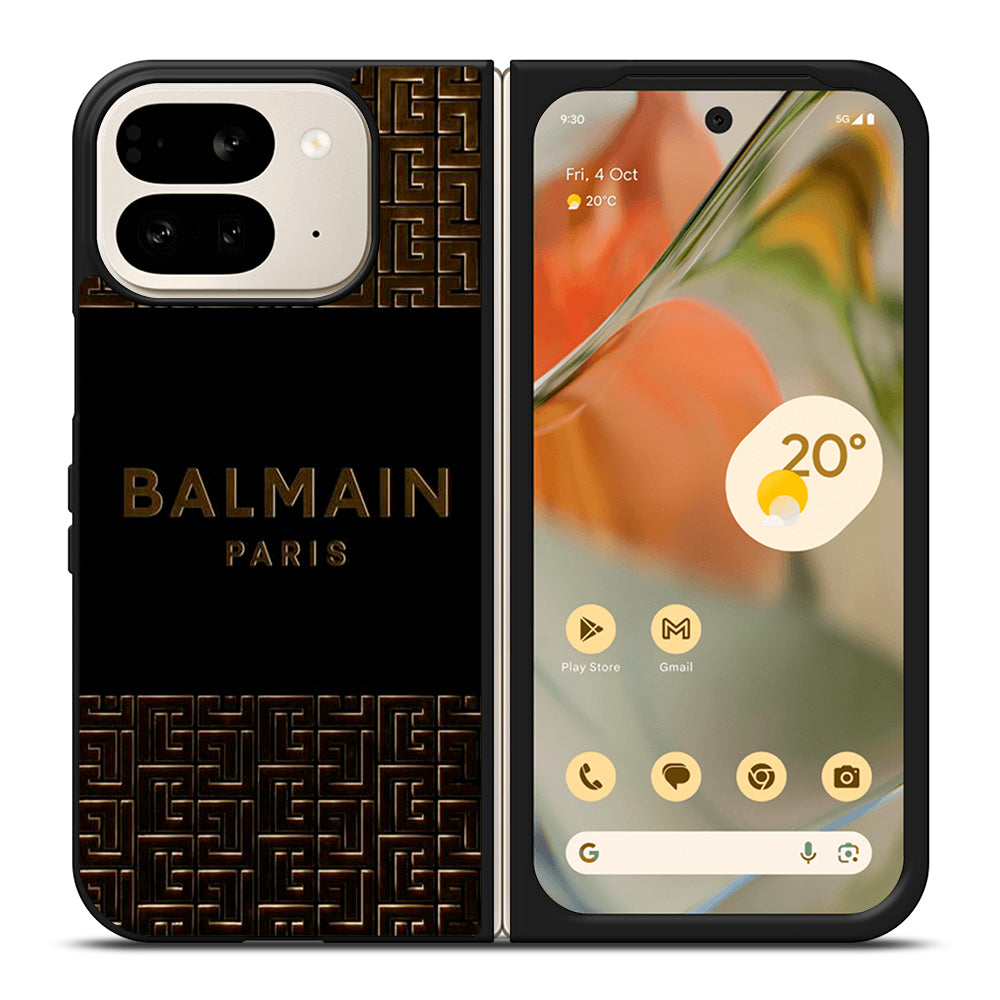 BALMAIN PARIS LOGO 3 Google Pixel 9 Pro Fold Case Cover