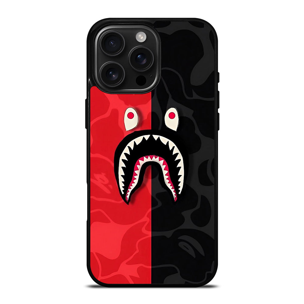 BAPE SHARK CAMO ART iPhone 16 Pro Max Case Cover