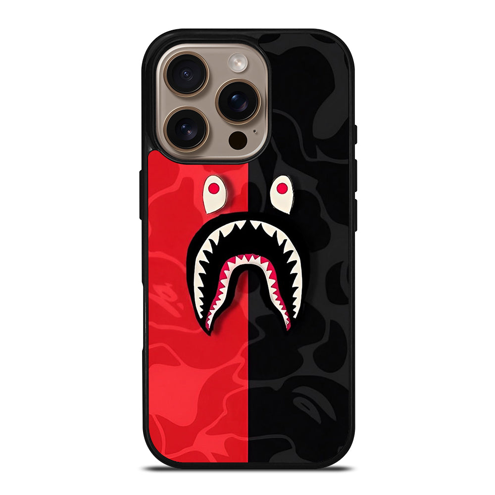 BAPE SHARK CAMO ART iPhone 16 Pro Case Cover