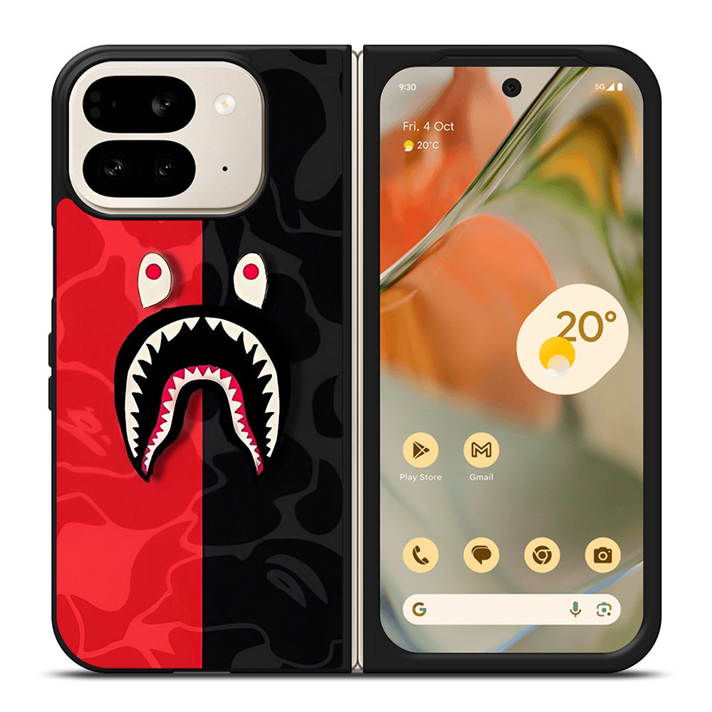 BAPE SHARK CAMO ART Google Pixel 9 Pro Fold Case Cover