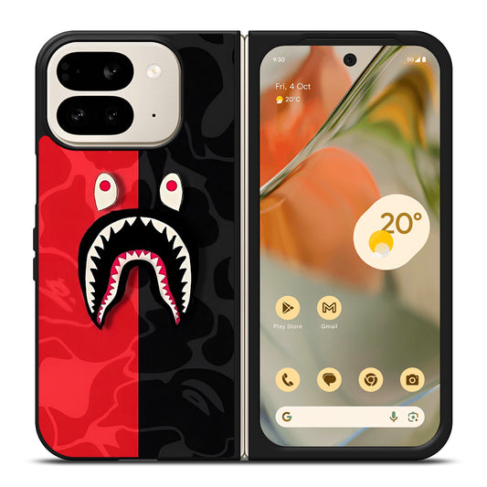 BAPE SHARK CAMO ART Google Pixel 9 Pro Fold Case Cover
