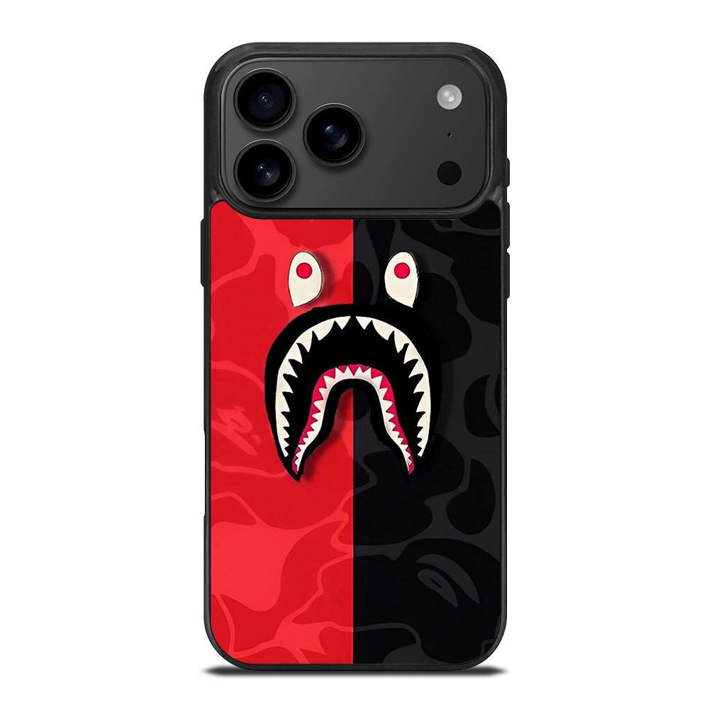 BAPE SHARK CAMO ART iPhone 17 Pro Max Case Cover