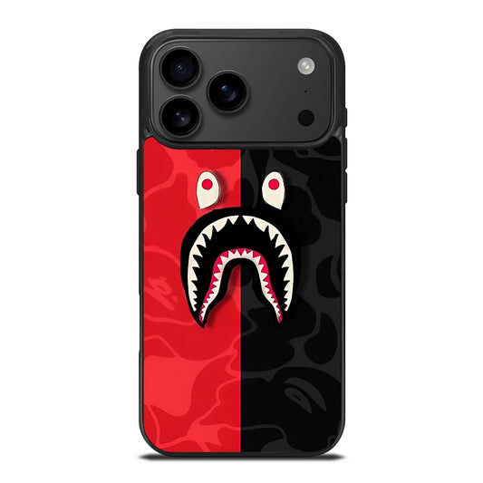 BAPE SHARK CAMO ART iPhone 17 Pro Max Case Cover