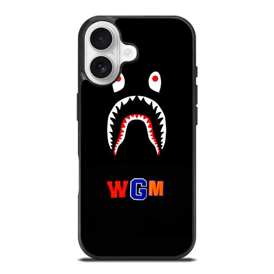 BAPE SHARK WGM iPhone 17 Case Cover