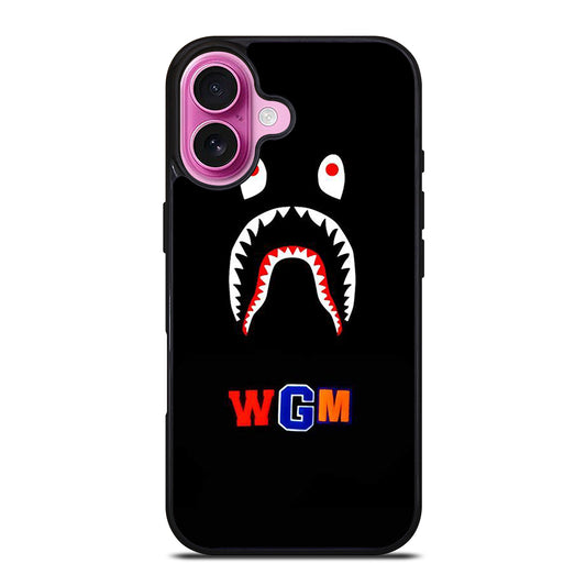 BAPE SHARK WGM iPhone 16 Plus Case Cover