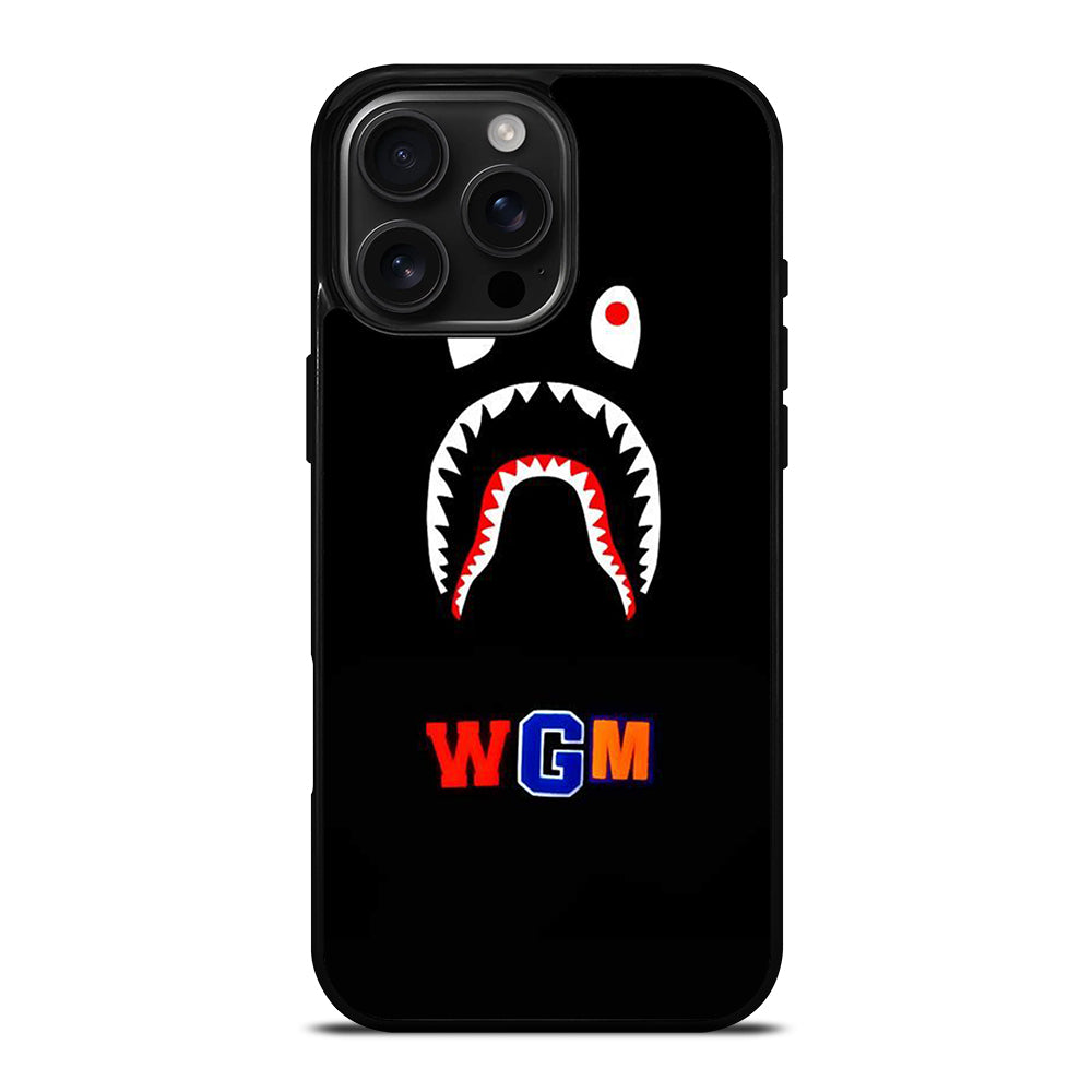 BAPE SHARK WGM iPhone 16 Pro Max Case Cover