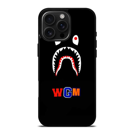 BAPE SHARK WGM iPhone 16 Pro Max Case Cover