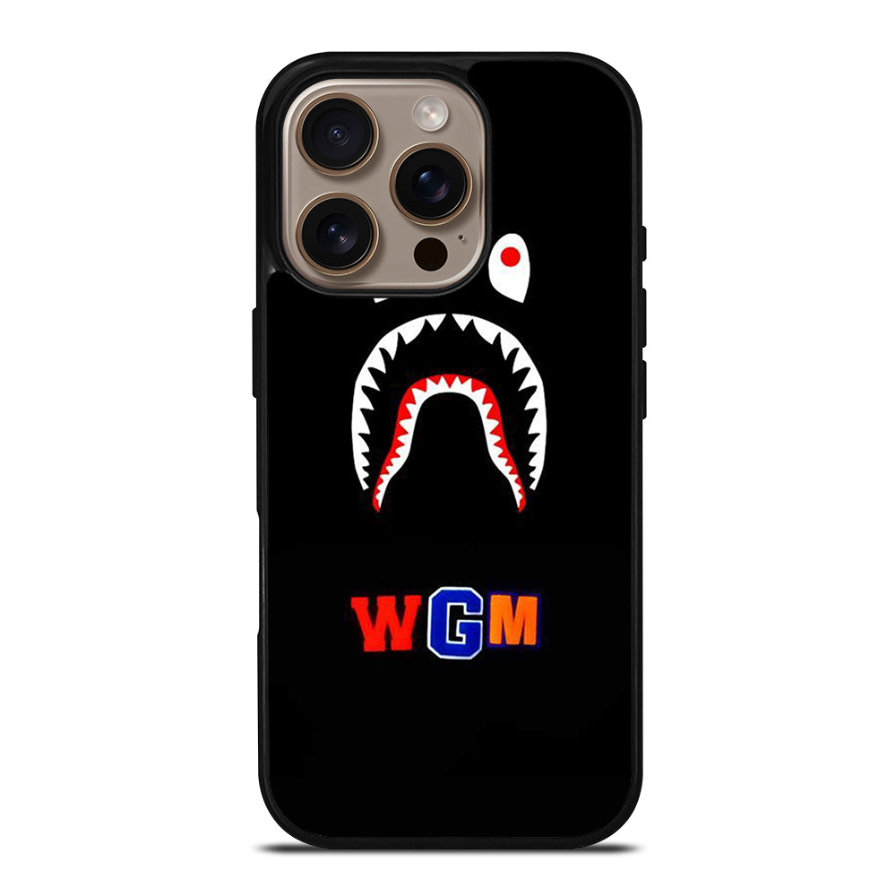 BAPE SHARK WGM iPhone 16 Pro Case Cover