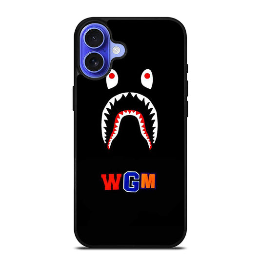 BAPE SHARK WGM iPhone 16 Case Cover