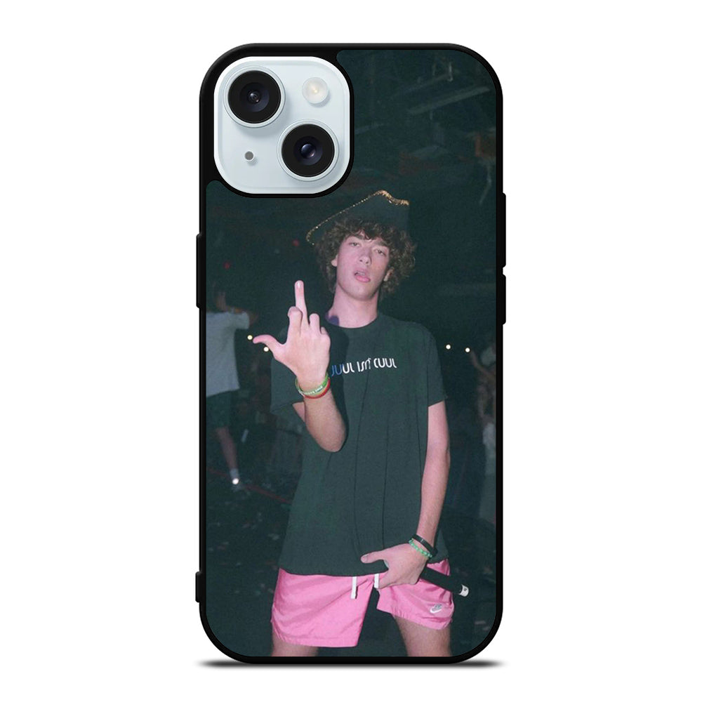 BAYLEN LEVINE FRICK VAPE MIDDLE FINGER iPhone 15 Case Cover