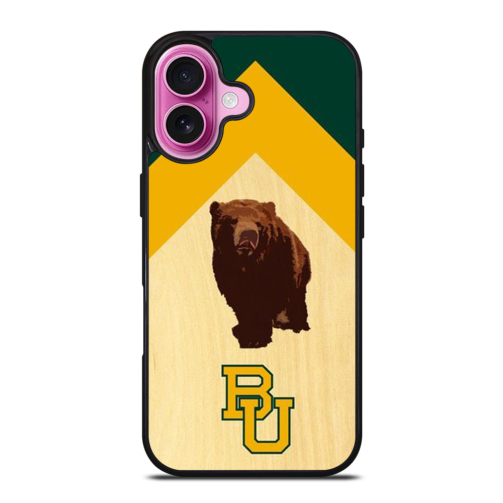 BAYLOR BEARS BU LOGO iPhone 16 Plus Case Cover