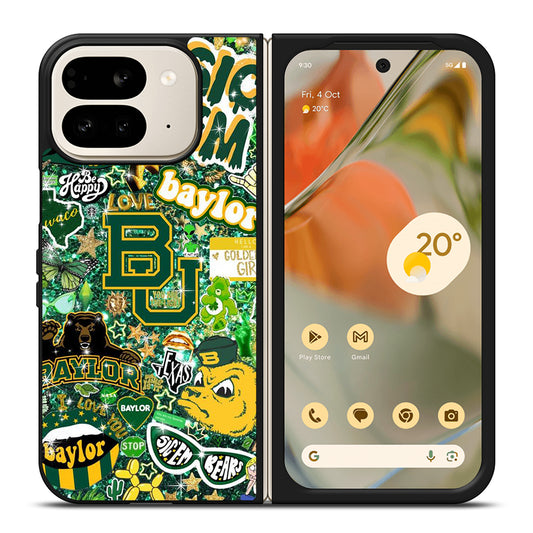 BAYLOR BEARS NFL PATTERN Google Pixel 9 Pro Fold Case Cover