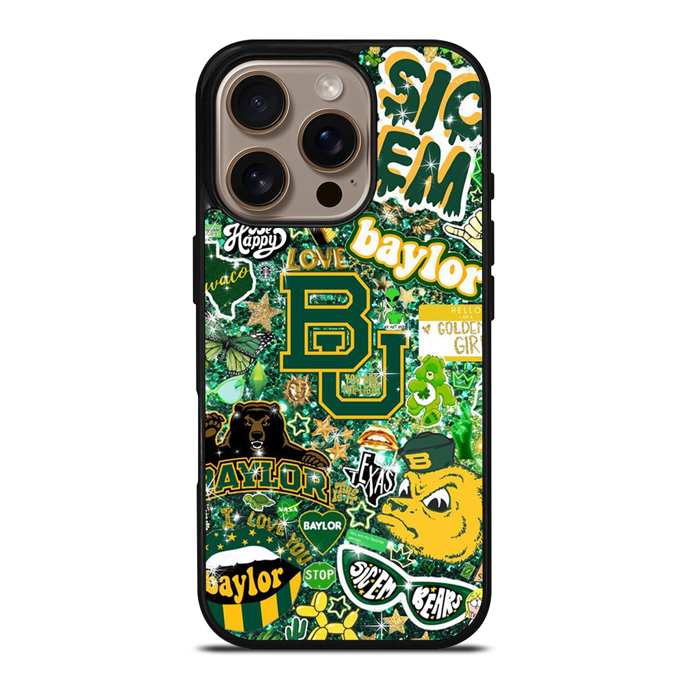 BAYLOR BEARS NFL PATTERN iPhone 16 Pro Case Cover