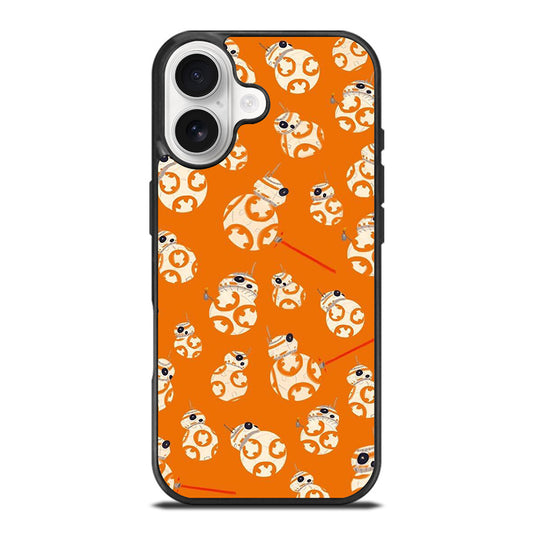 BB-8 DROID ROBOT STAR WARS PATTERN iPhone 17 Case Cover