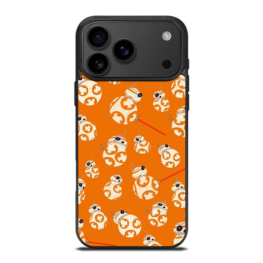 BB-8 DROID ROBOT STAR WARS PATTERN iPhone 17 Pro Max Case Cover