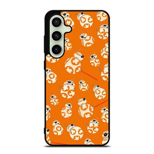 BB-8 DROID ROBOT STAR WARS PATTERN Samsung Galaxy S24 FE Case Cover