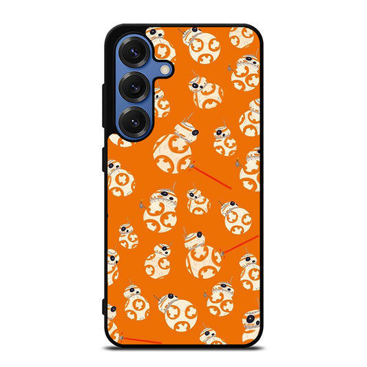 BB-8 DROID ROBOT STAR WARS PATTERN Samsung Galaxy S25 Case Cover