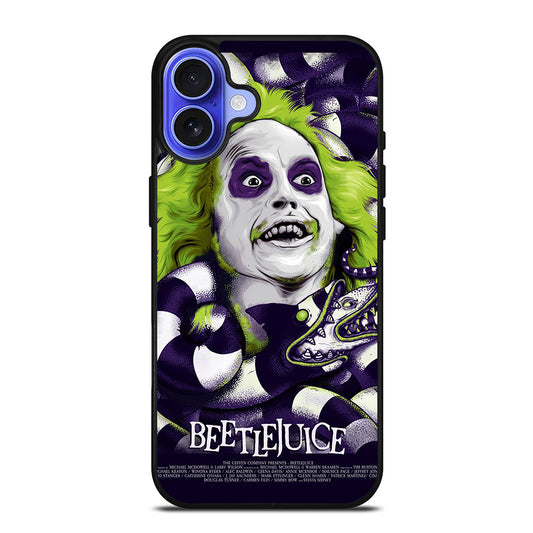 BEETLEJUICE TIM BURTON 2 iPhone 16 Case Cover