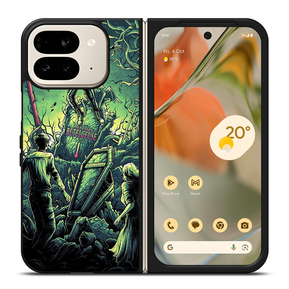 BEETLEJUICE TIM BURTON CARTOON 2 Google Pixel 9 Pro Fold Case Cover