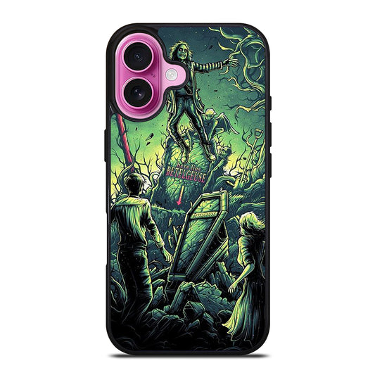 BEETLEJUICE TIM BURTON CARTOON 2 iPhone 16 Plus Case Cover