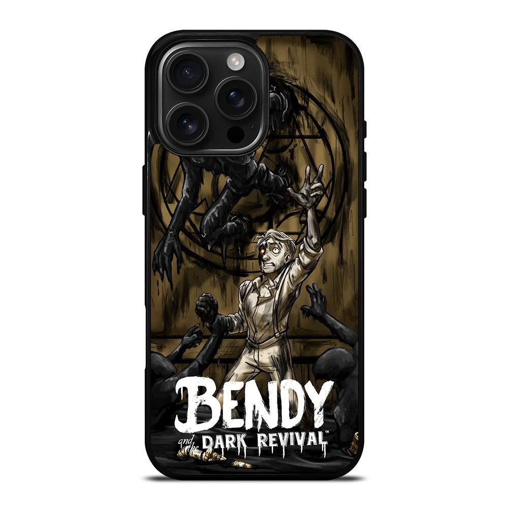 BENDY AND THE DARK REVIVAL ART iPhone 16 Pro Max Case Cover