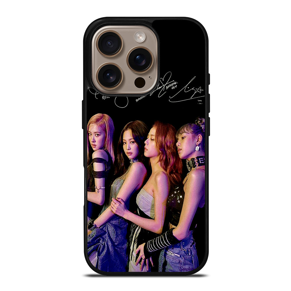 BLACKPINK KPOP SIGNATURE iPhone 16 Pro Case Cover