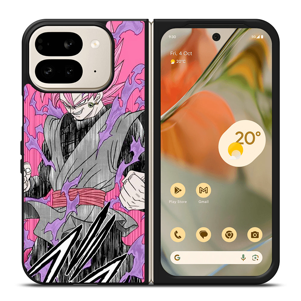 BLACK GOKU DRAGON BALL ART Google Pixel 9 Pro Fold Case Cover
