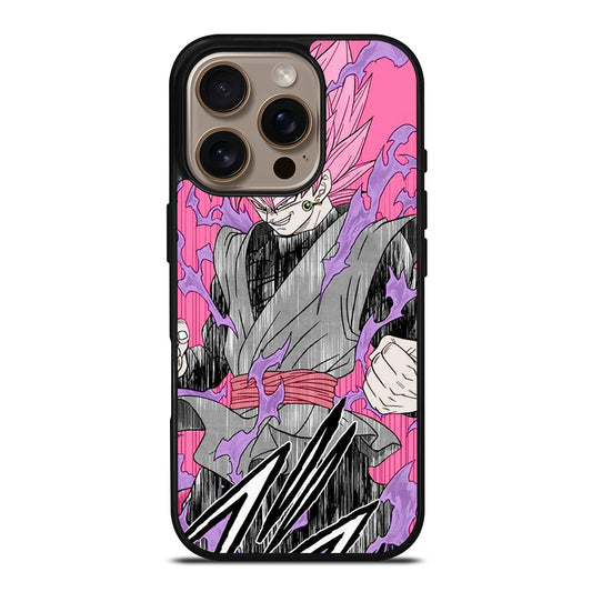 BLACK GOKU DRAGON BALL ART iPhone 16 Pro Case Cover