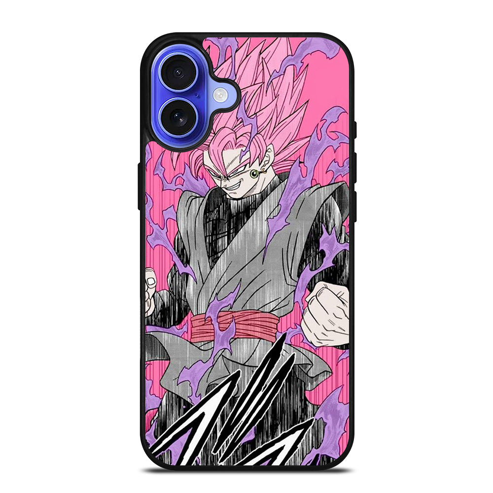 BLACK GOKU DRAGON BALL ART iPhone 16 Case Cover