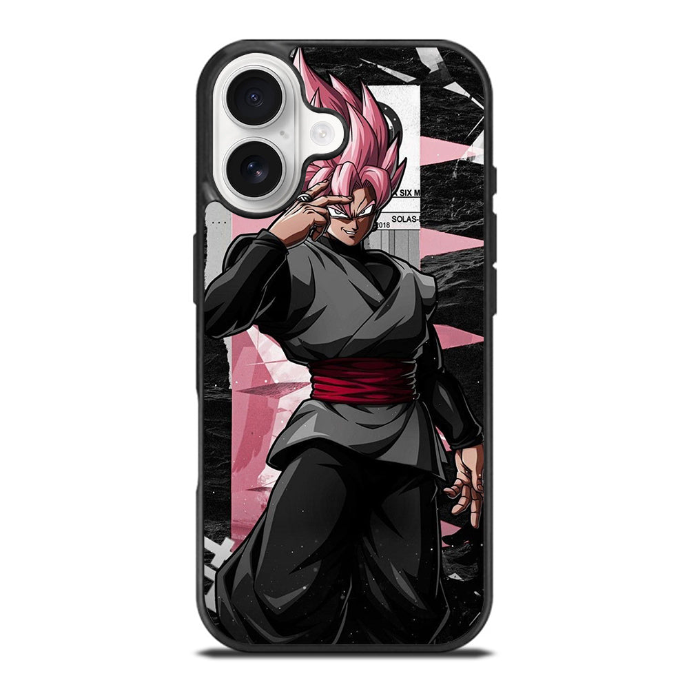 BLACK GOKU DRAGON BALL SSJ ROSE iPhone 17 Case Cover