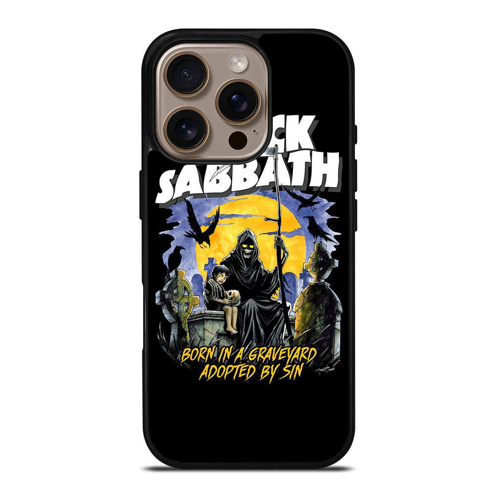 BLACK SABBATH BAND POSTER iPhone 16 Pro Case Cover