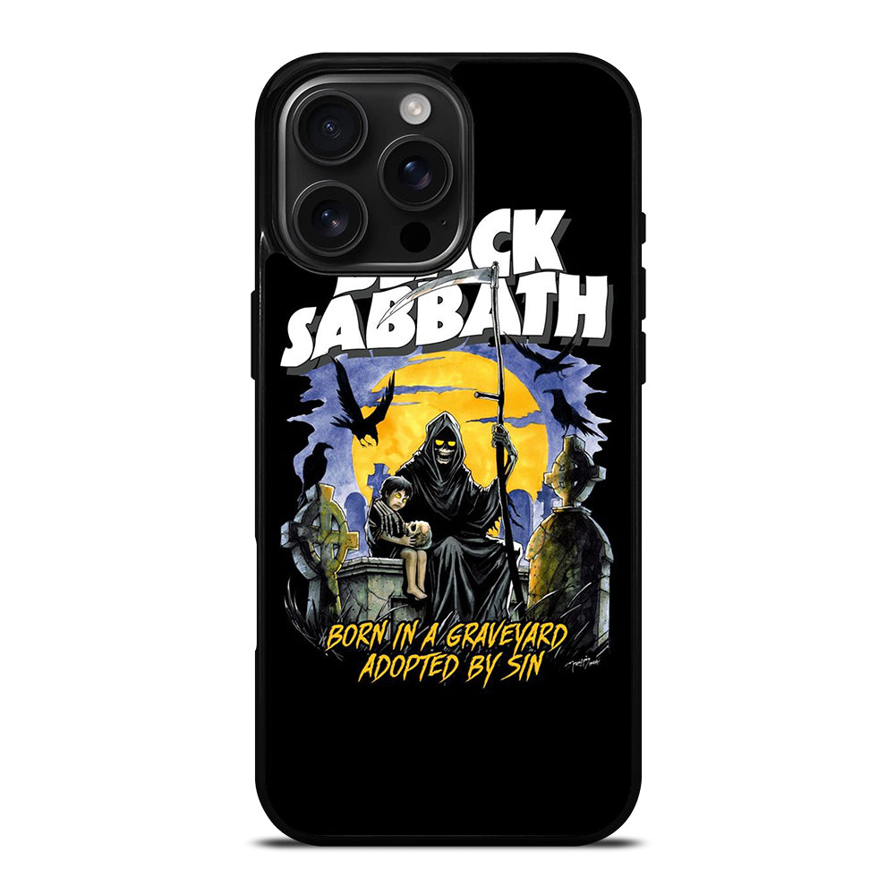 BLACK SABBATH BAND POSTER iPhone 16 Pro Max Case Cover