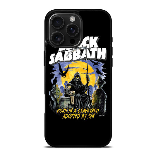 BLACK SABBATH BAND POSTER iPhone 16 Pro Max Case Cover