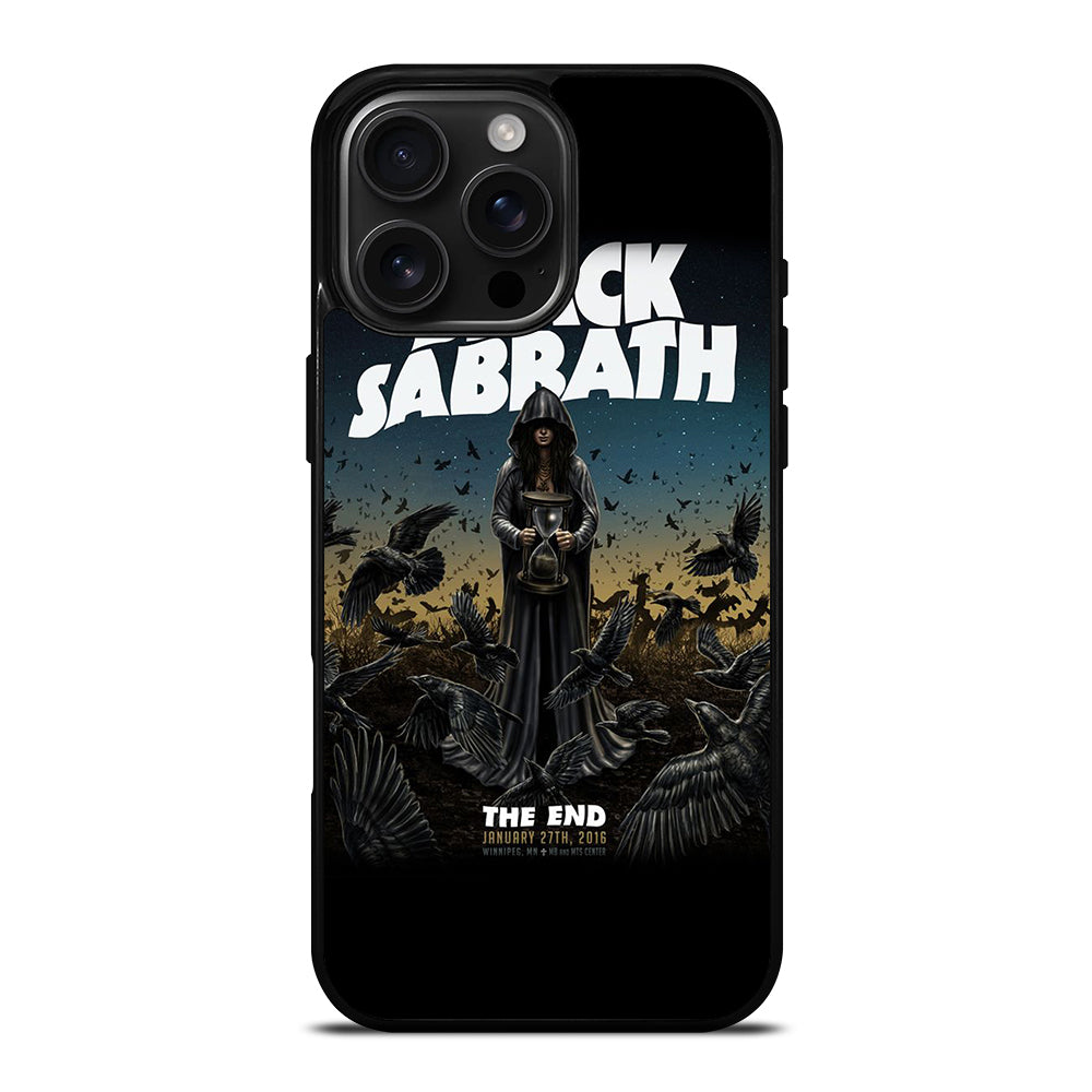 BLACK SABBATH BAND THE END iPhone 16 Pro Max Case Cover