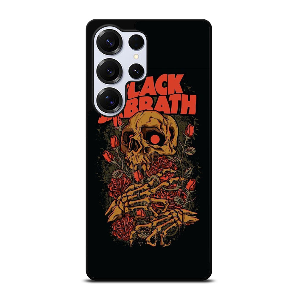 BLACK SABBATH ROSE SKULL BAND Samsung Galaxy S25 Ultra Case Cover