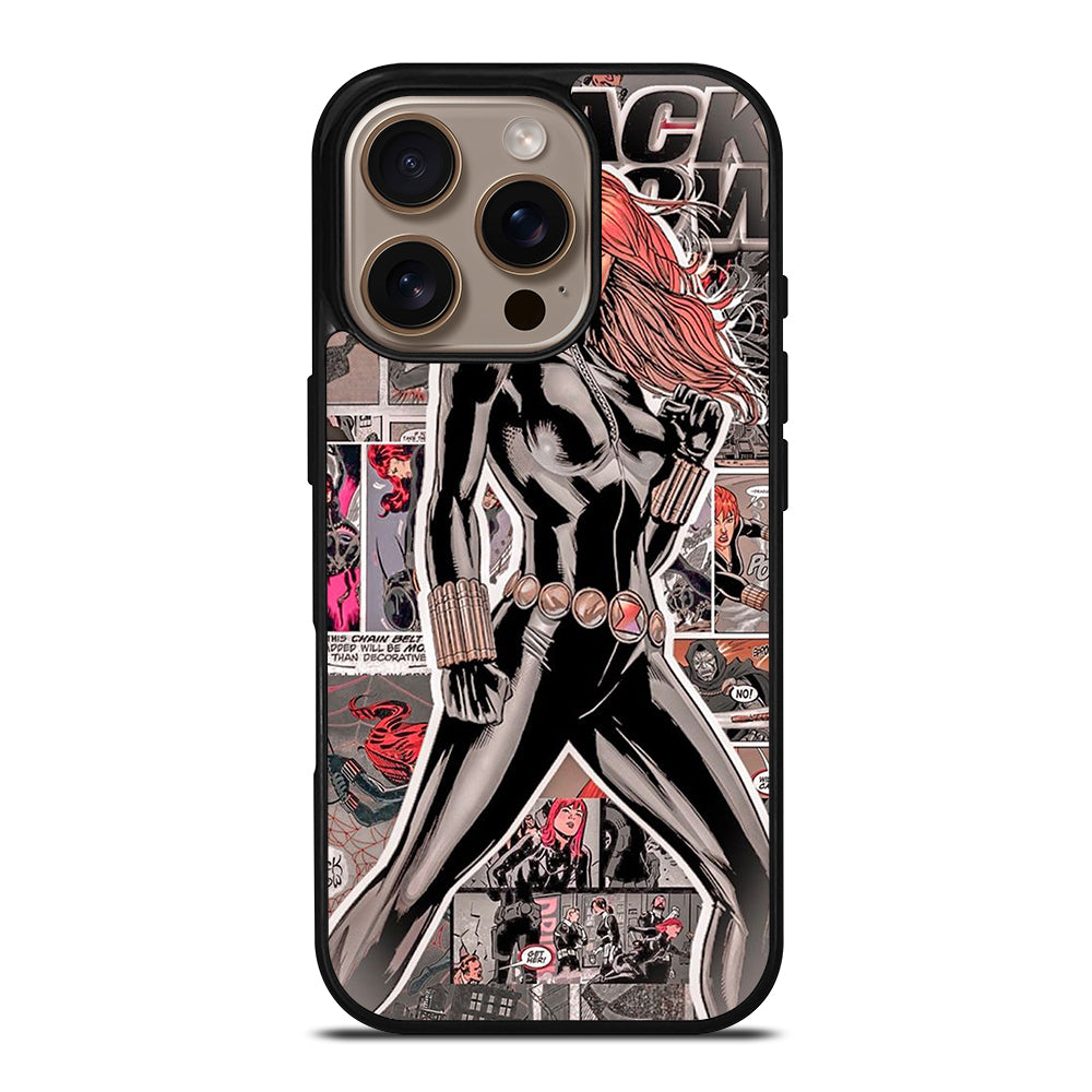 BLACK WIDOW COMIC iPhone 16 Pro Case Cover