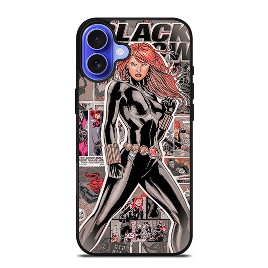 BLACK WIDOW COMIC iPhone 16 Case Cover