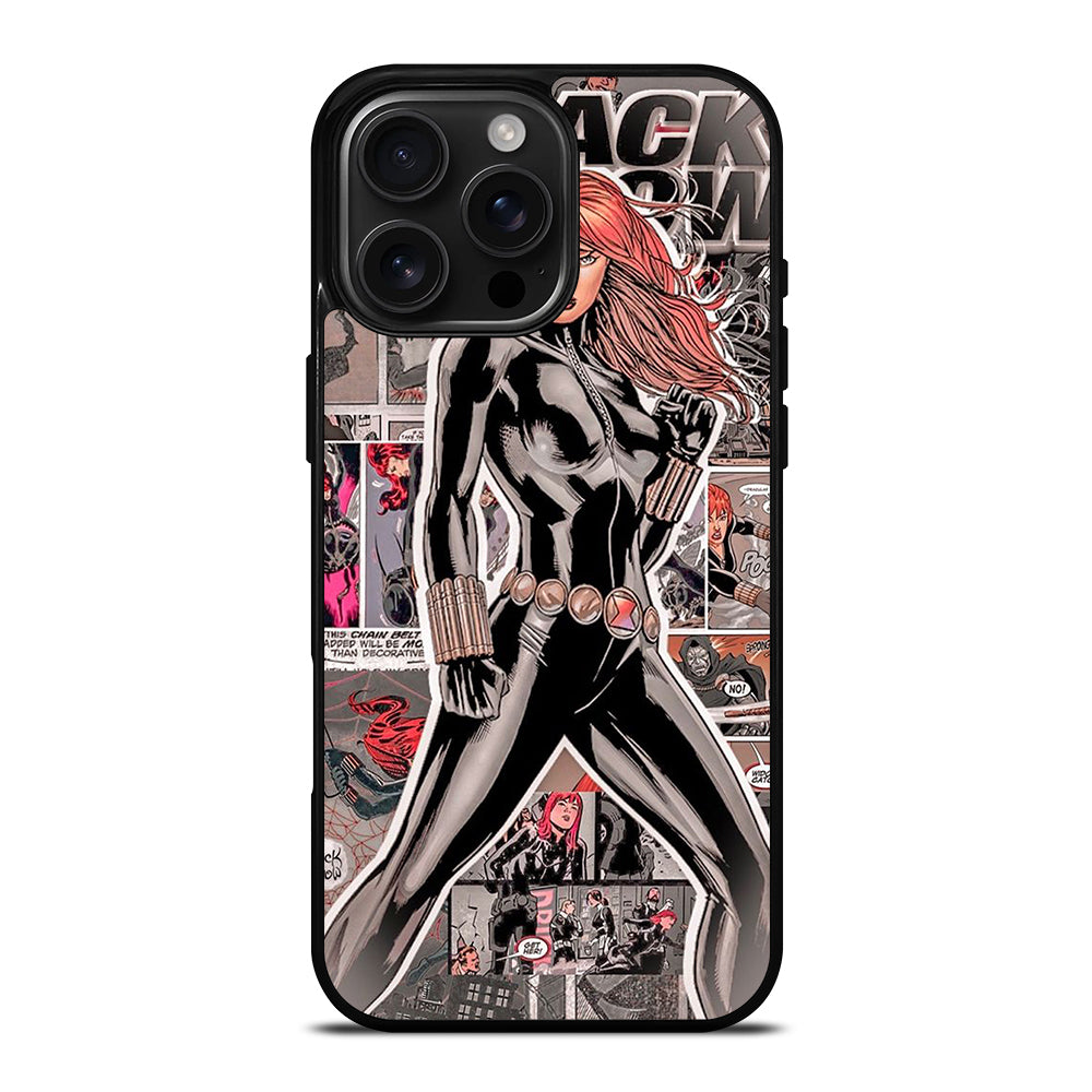 BLACK WIDOW COMIC iPhone 16 Pro Max Case Cover