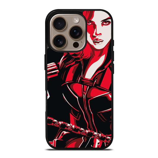 BLACK WIDOW iPhone 16 Pro Case Cover